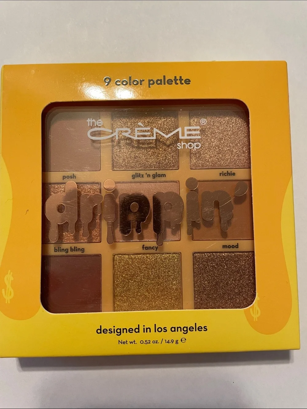 The Crème Shop Drippin' 9 Color Eyeshadow Palette - Natural Eyeshadow Palette
